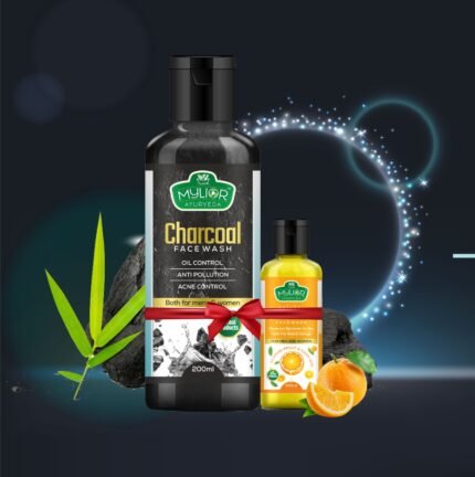 Charcoal + Vitamin C Face Wash Combo